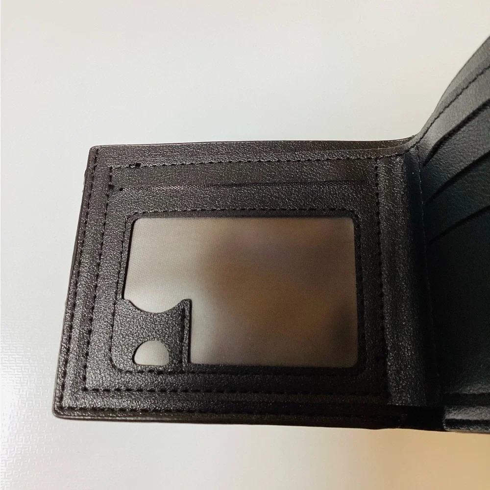 Fashion Leather Men Wallet - In the shade Black. Pick Color ~ Black or Brown
